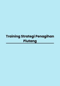 pelatihan Strategi Penagihan Piutang di bandung