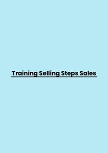 pelatihan Selling Steps Sales di bandung