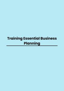 pelatihan Essential Business Planning di bandung