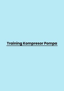 pelatihan Kompresor Pompa di bandung