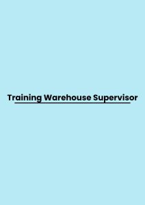 pelatihan Warehouse Supervisor di bandung