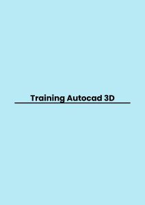 pelatihan Autocad 3D di bandung