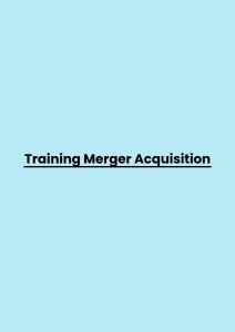 pelatihan Merger Acquisition di bandung