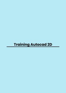 pelatihan Autocad 2D di bandung