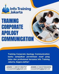 pelatihan CORPORATE APOLOGY COMMUNICATION di jakarta