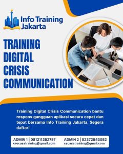 pelatihan DIGITAL CRISIS COMMUNICATION di jakarta