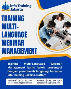 pelatihan MULTI-LANGUAGE WEBINAR MANAGEMENT di jakarta