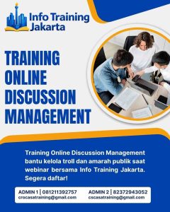 pelatihan ONLINE DISCUSSION MANAGEMENT di jakarta