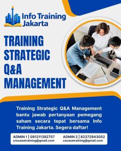 pelatihan STRATEGIC Q&A MANAGEMENT di jakarta