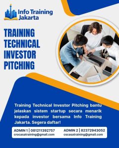 pelatihan TECHNICAL INVESTOR PITCHING di jakarta