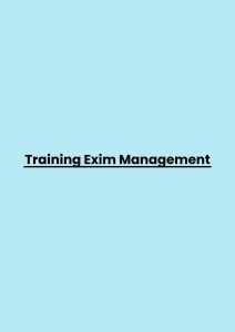 pelatihan Exim Management di bandung