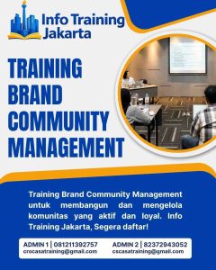 pelatihan BRAND COMMUNITY MANAGEMENT di jakarta