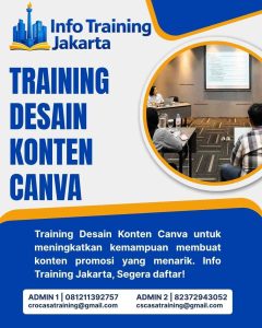 pelatihan DESAIN KONTEN CANVA di jakarta