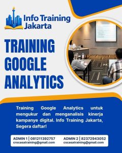 pelatihan GOOGLE ANALYTICS di jakarta