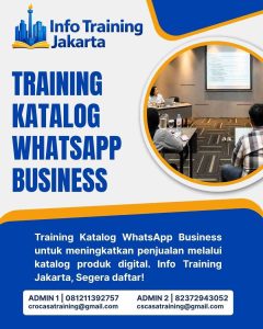pelatihan KATALOG WHATSAPP BUSINESS di jakarta