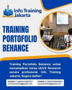 pelatihan PORTOFOLIO BEHANCE  di jakarta