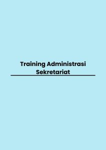 pelatihan Administrasi Sekretariat di jakarta