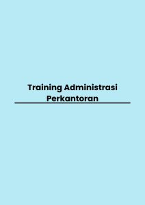 pelatihan Administrasi Perkantoran di bandung