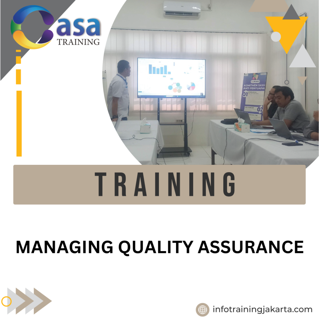 TRAINING MANAGING QUALITY ASSURANCE