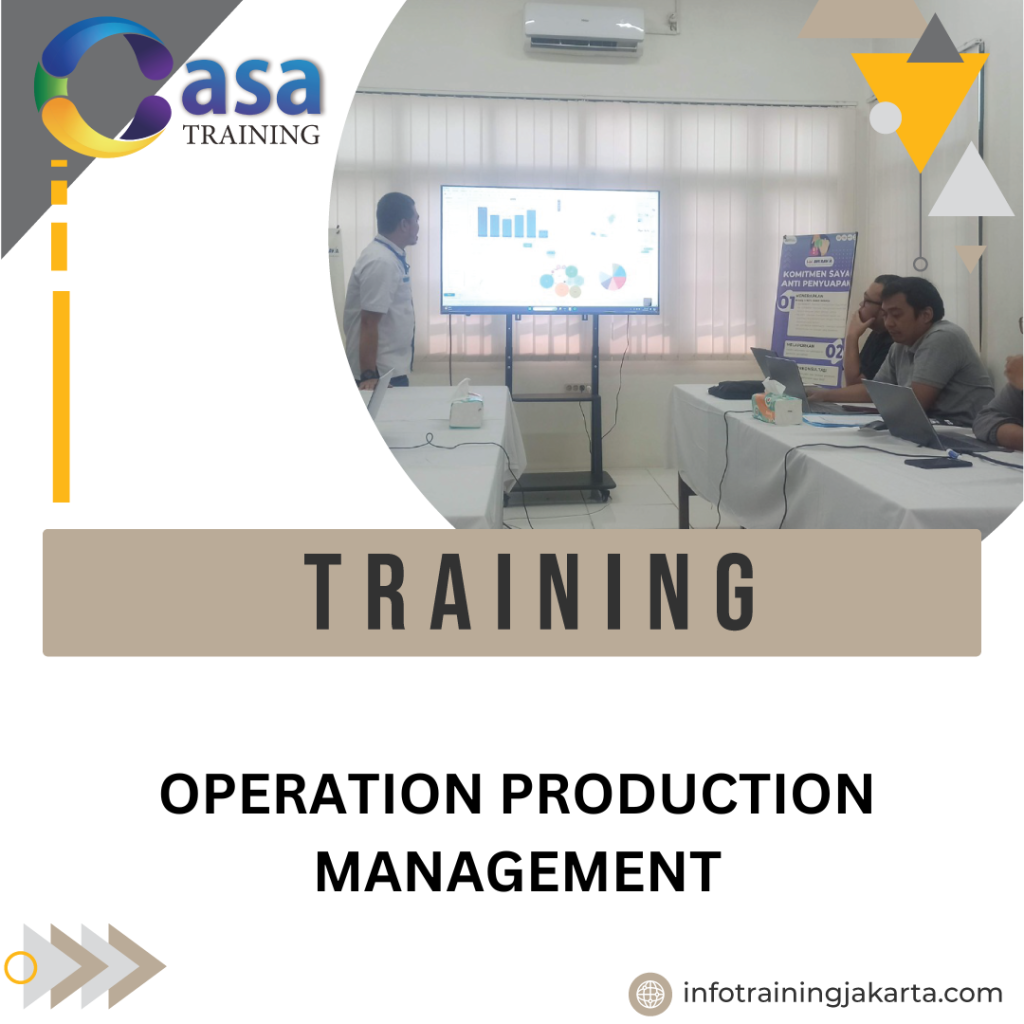 TRAINING OPERATION PRODUCTION MANAGEMENT