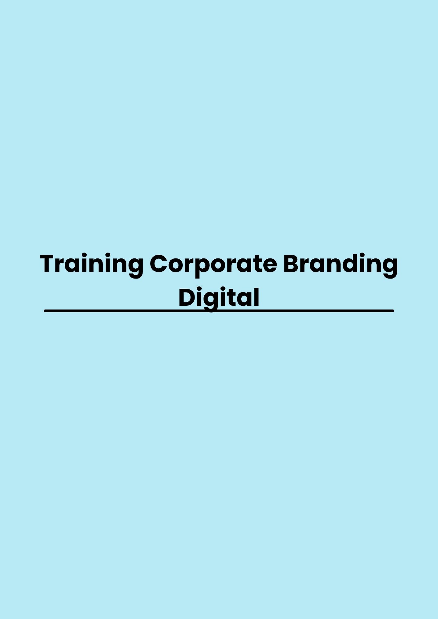 pelatihan Corporate Branding Digital di bandung