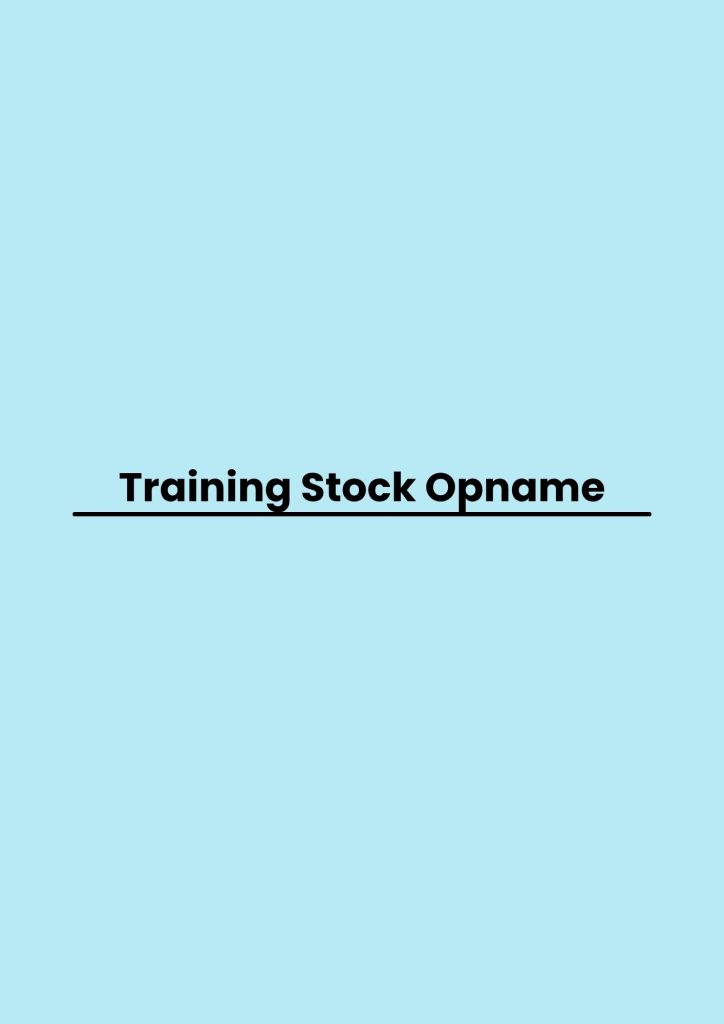 pelatihan Stock Opname di bandung