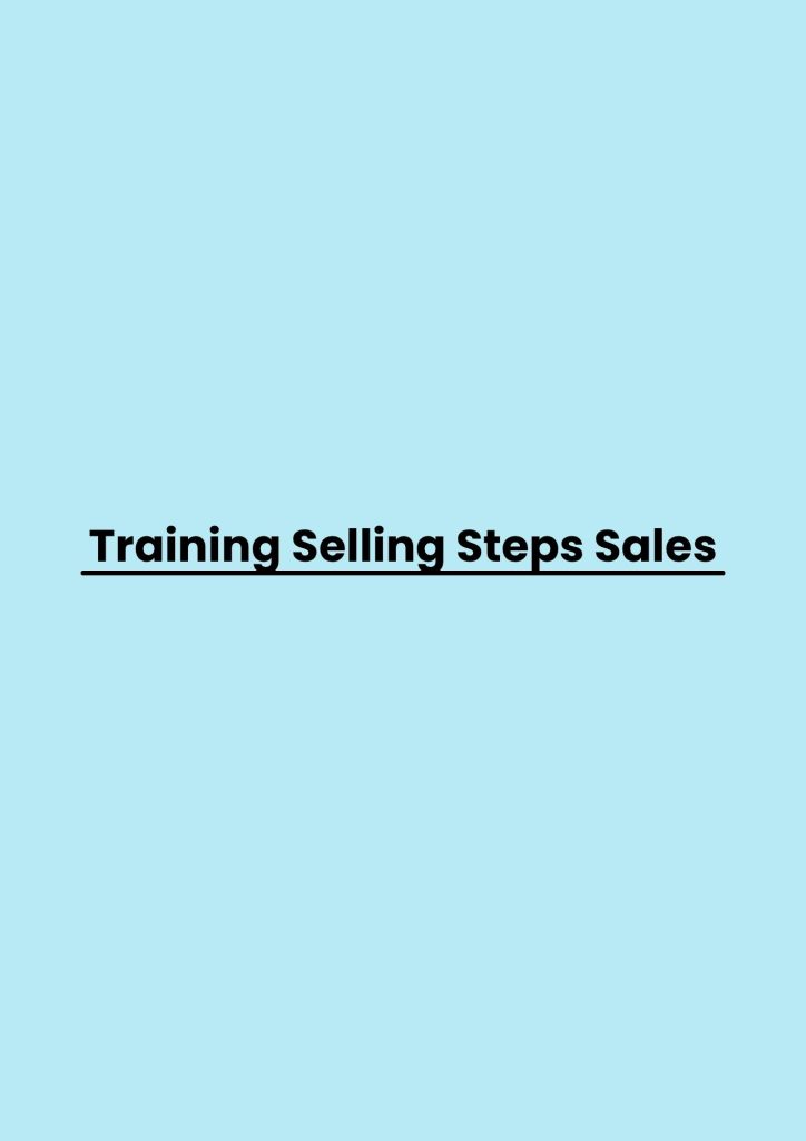 pelatihan Selling Steps Sales di bandung