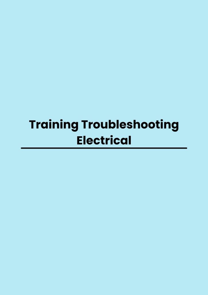 pelatihan Troubleshooting Electrical di bandung