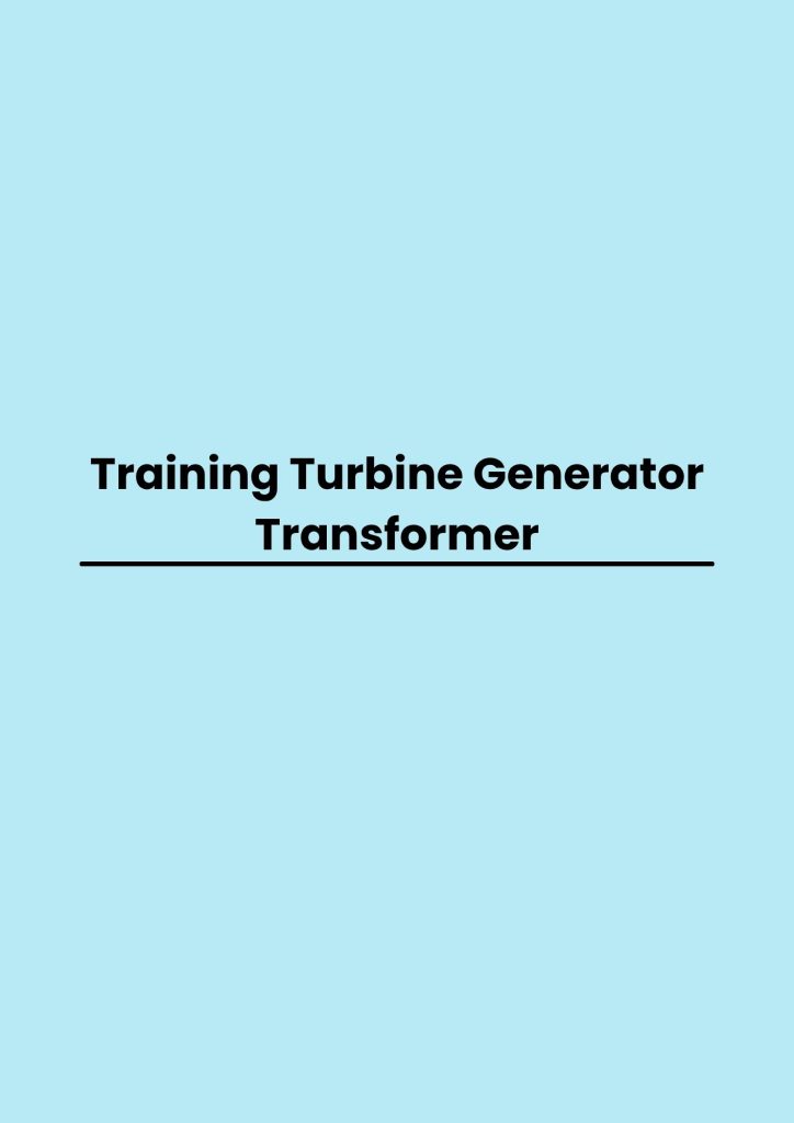 pelatihan Turbine Generator Transformer di bandung