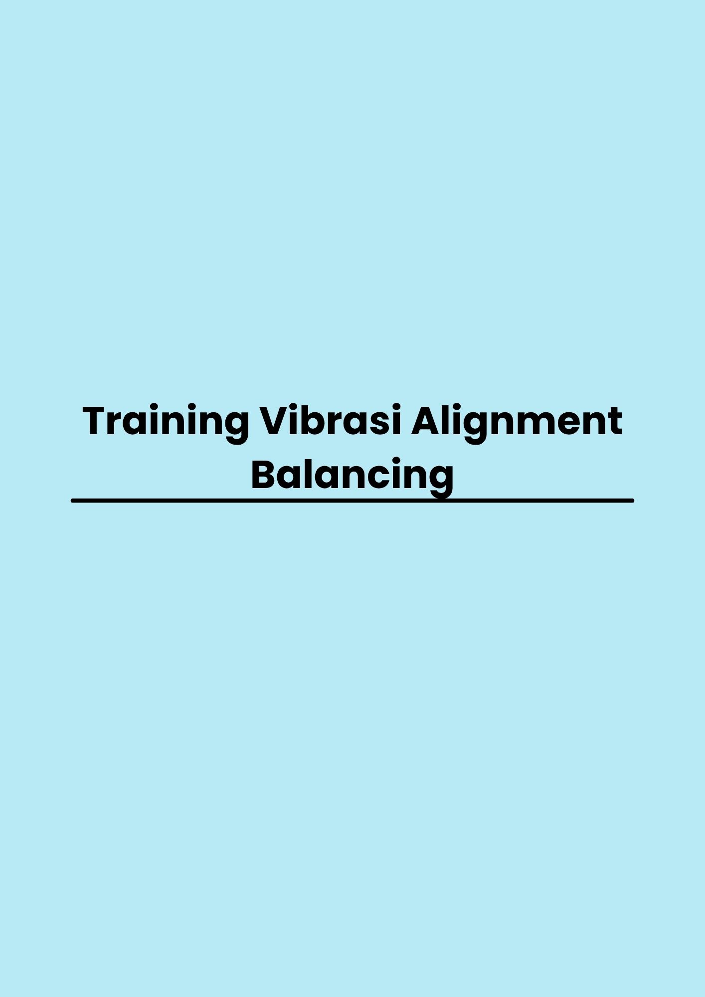 pelatihan Vibrasi Alignment Balancing di bandung