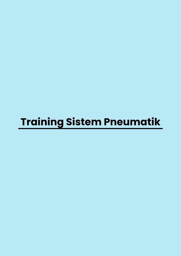 pelatihan Sistem Pneumatik di bandung