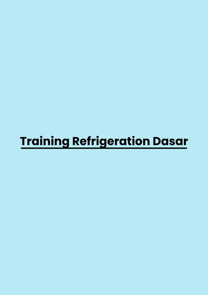 pelatihan Refrigeration Dasar di bandung