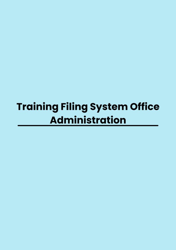 pelatihan Filing System Office Administration di bandung