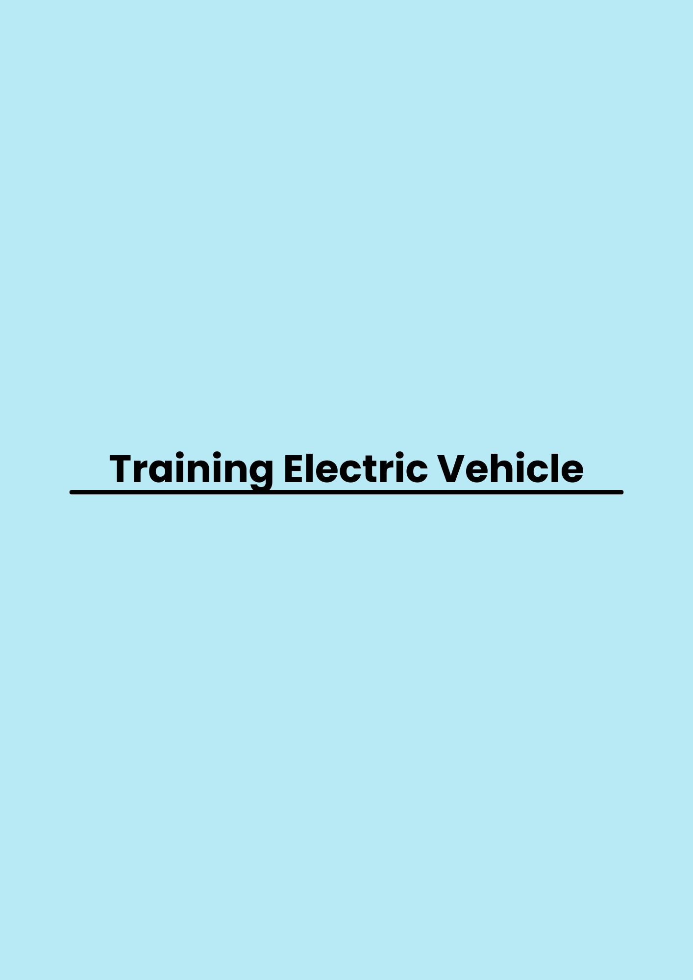 pelatihan Electric Vehicle di bandung