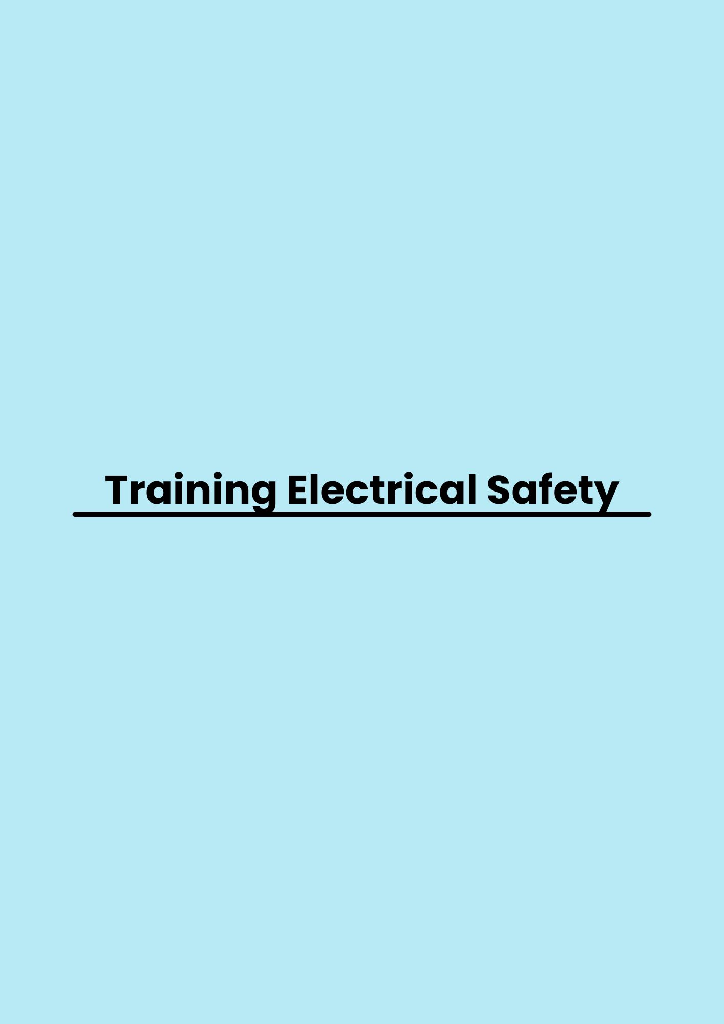 pelatihan Electrical Safety di bandung