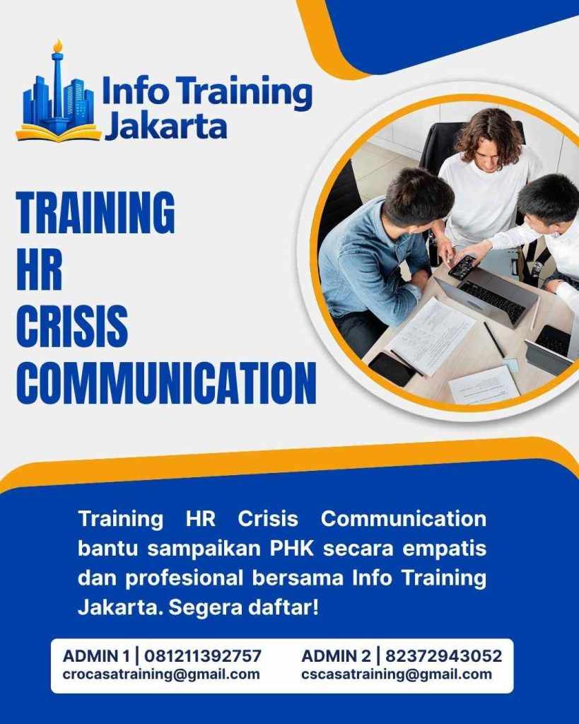 pelatihan HR CRISIS COMMUNICATION di jakarta