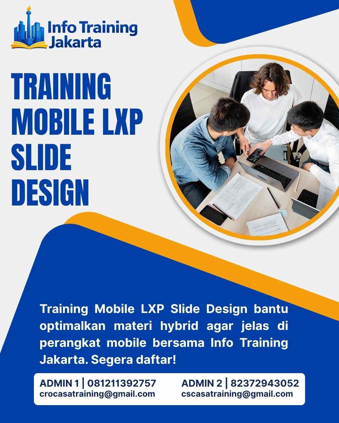 pelatihan MOBILE LXP SLIDE DESIGN di jakarta