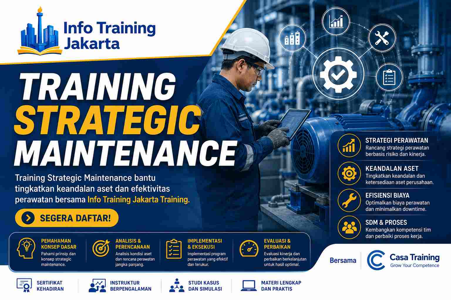 pelatihan STRATEGIC MAINTENANCE di jakarta