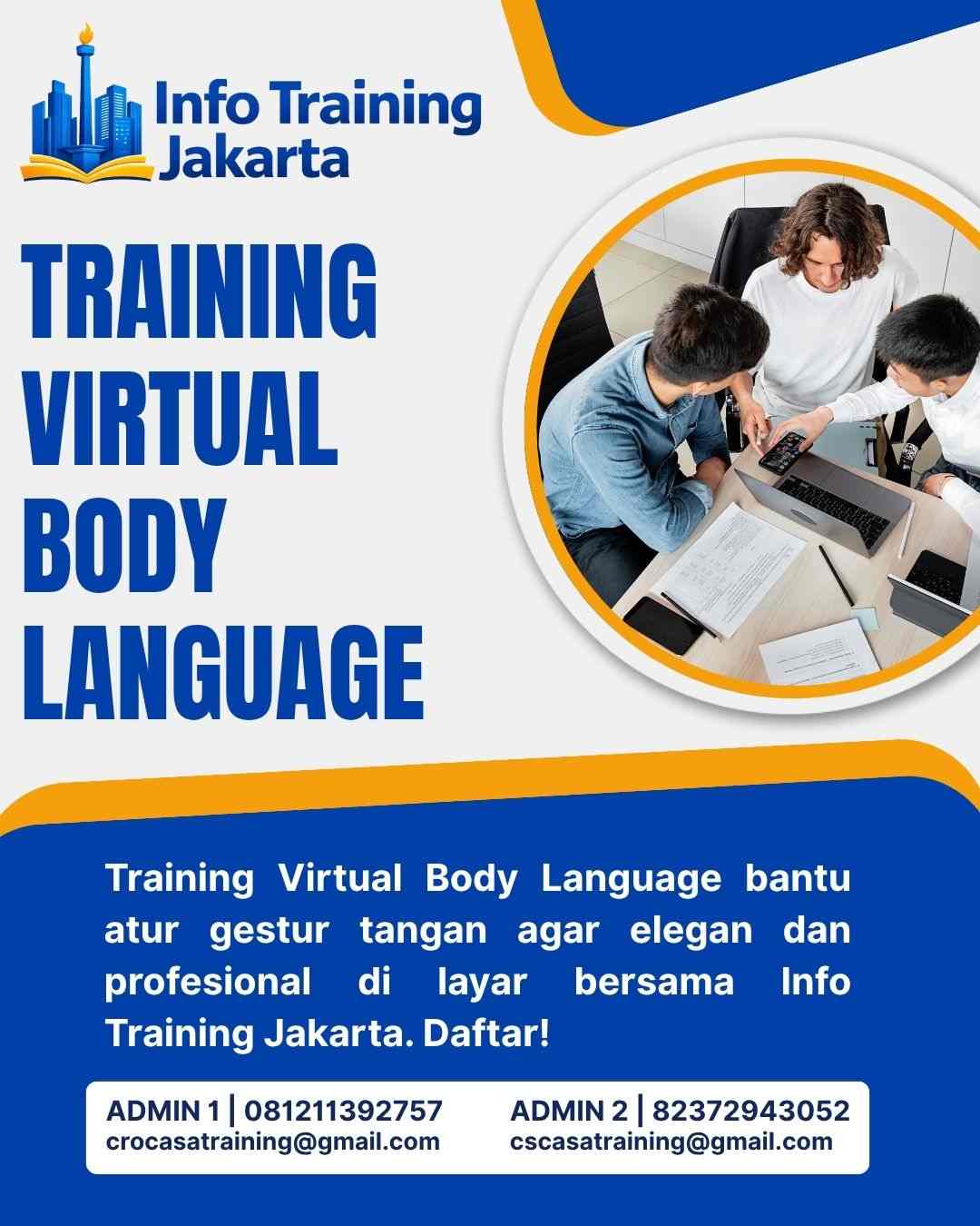 pelatihan VIRTUAL BODY LANGUAGE di jakarta