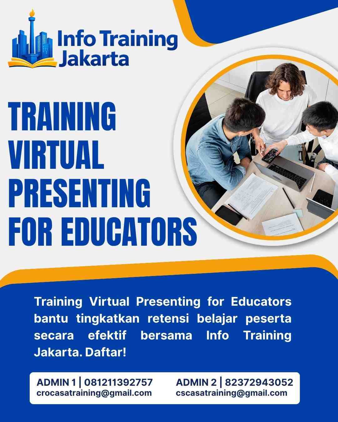 pelatihan VIRTUAL PRESENTING FOR EDUCATORS di jakarta