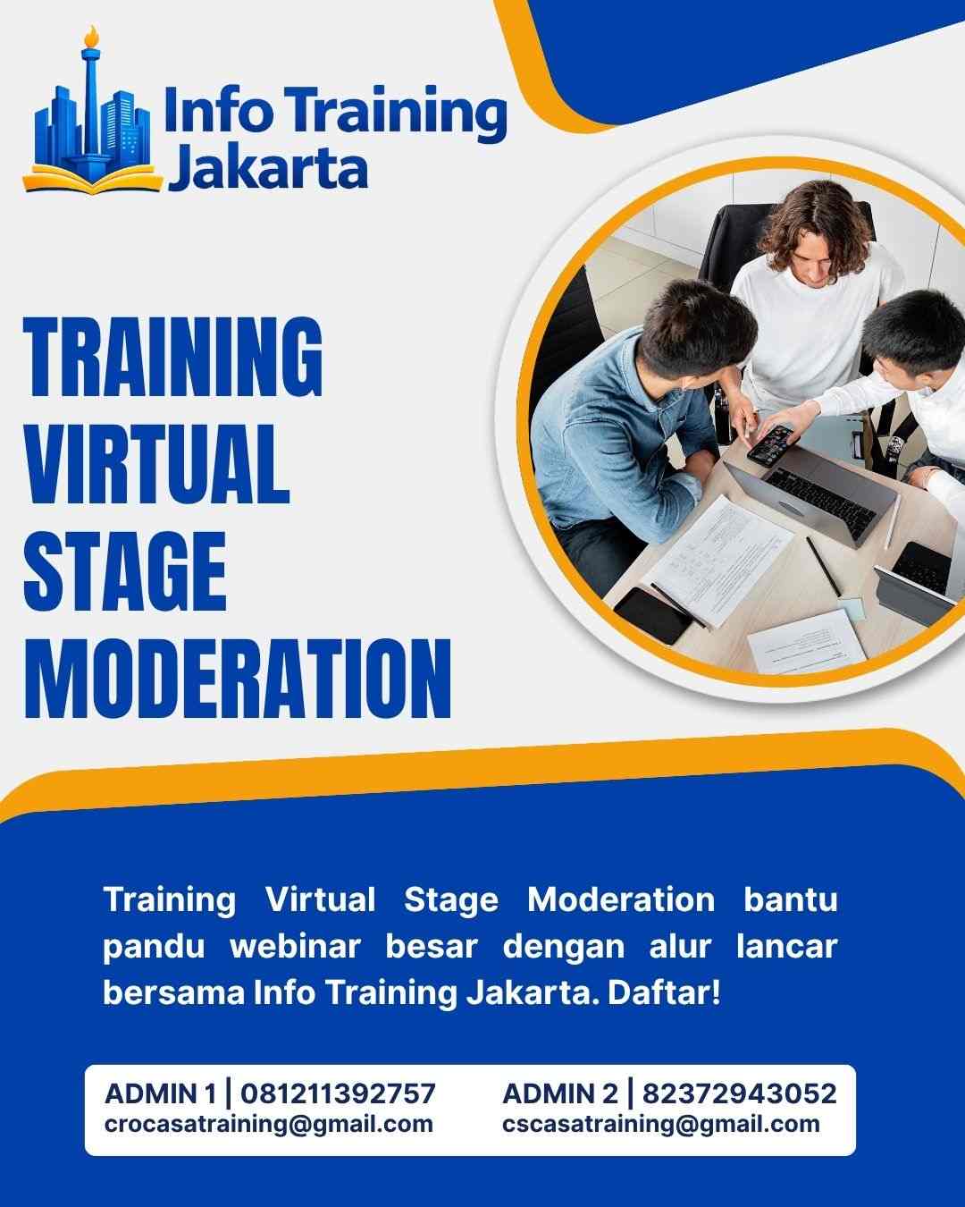 pelatihan VIRTUAL STAGE MODERATION di jakarta
