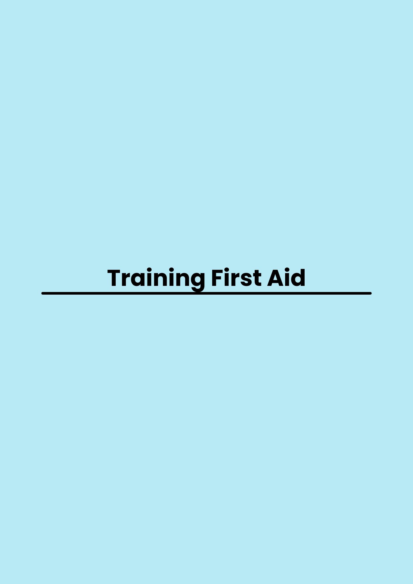 pelatihan First Aid di bandung