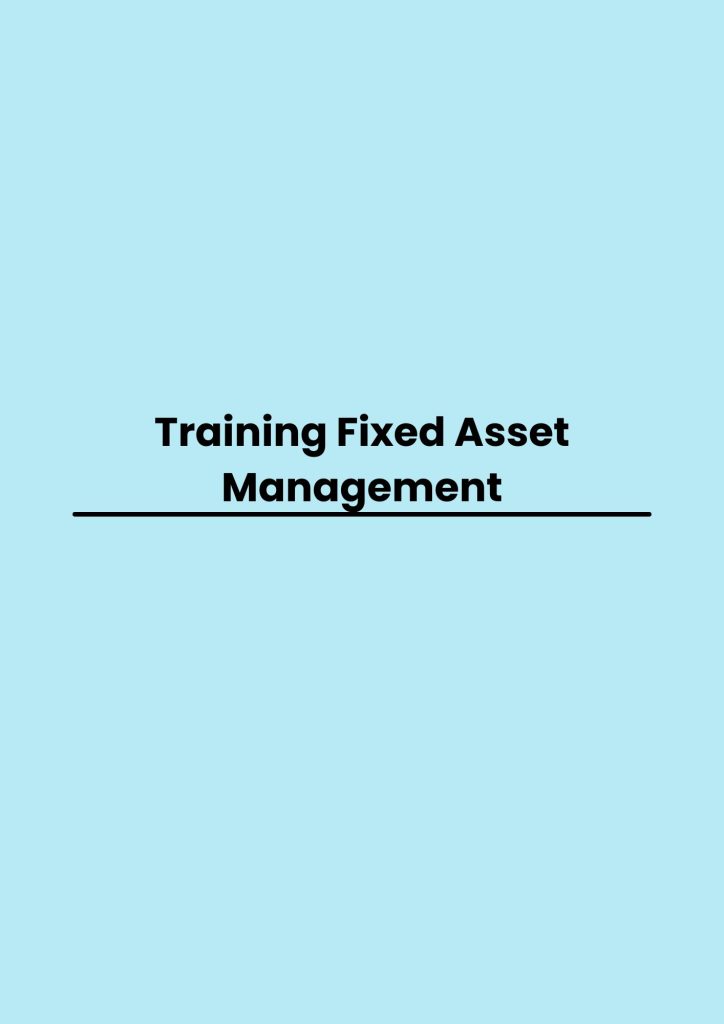 pelatihan Fixed Asset Management di bandung
