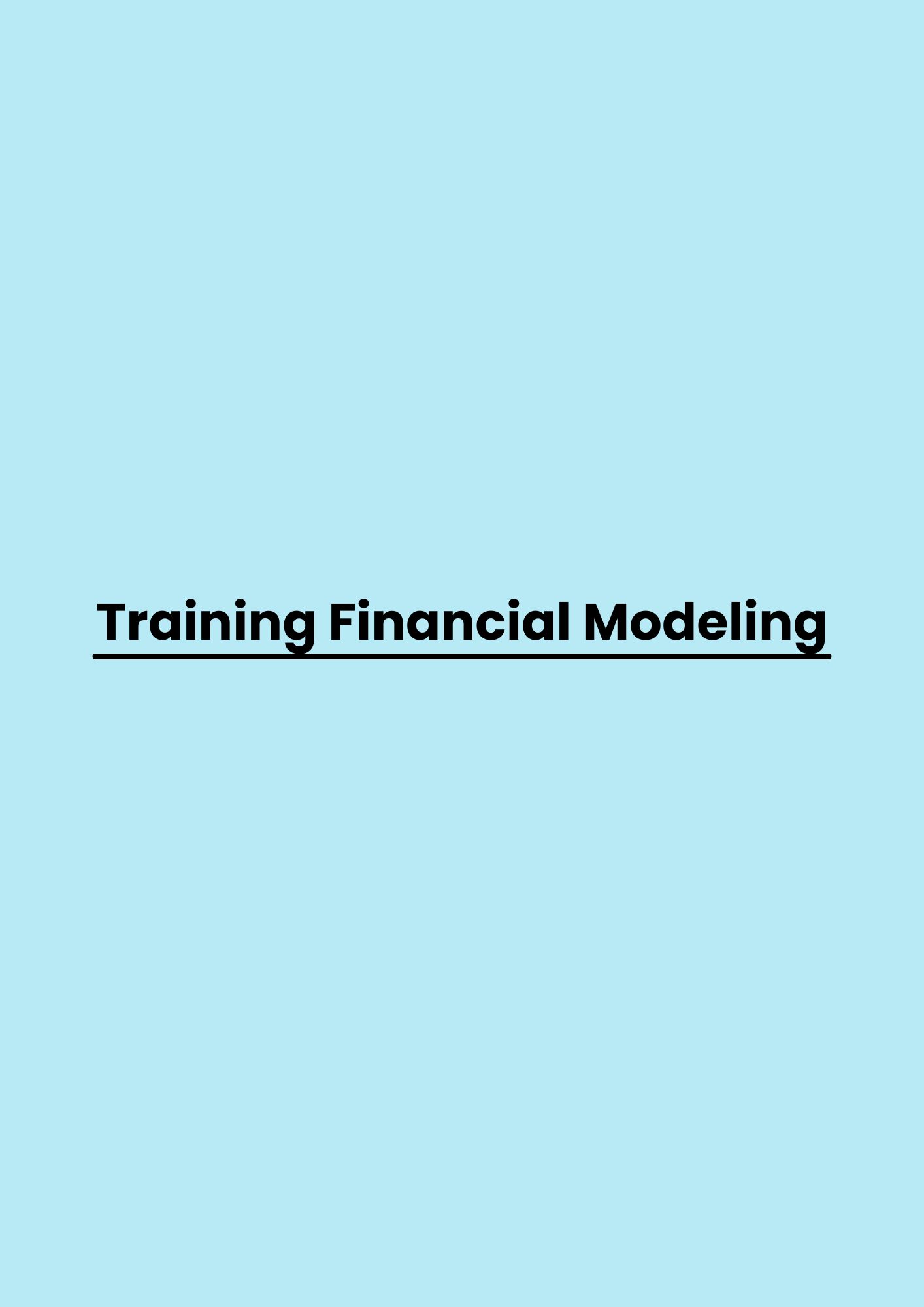 pelatihan Financial Modeling di bandung
