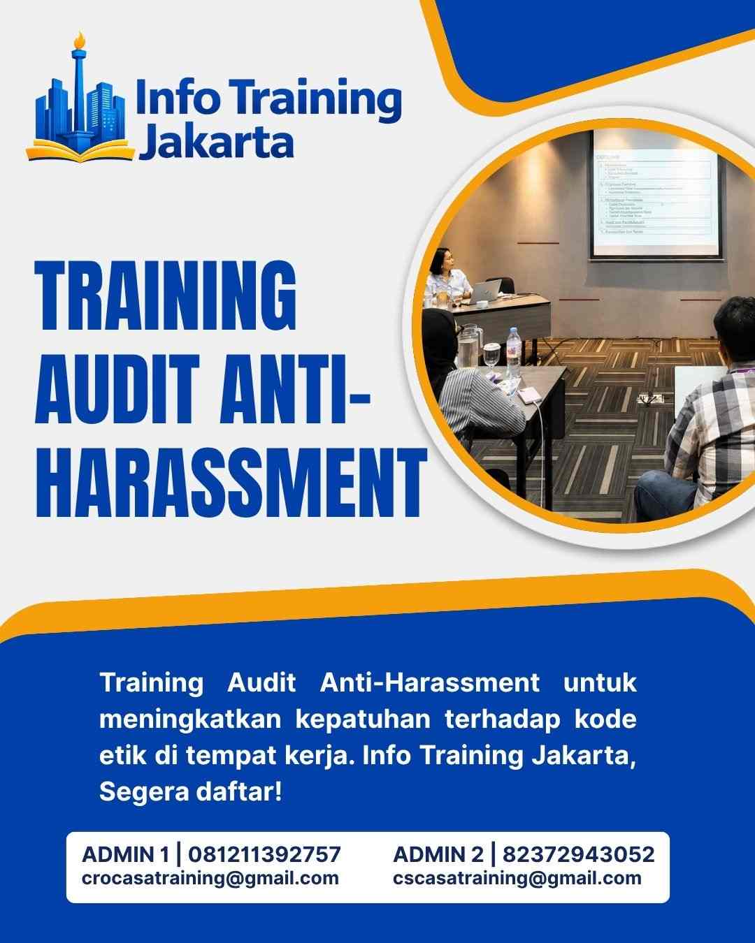pelatihan AUDIT ANTI-HARASSMENT di jakarta