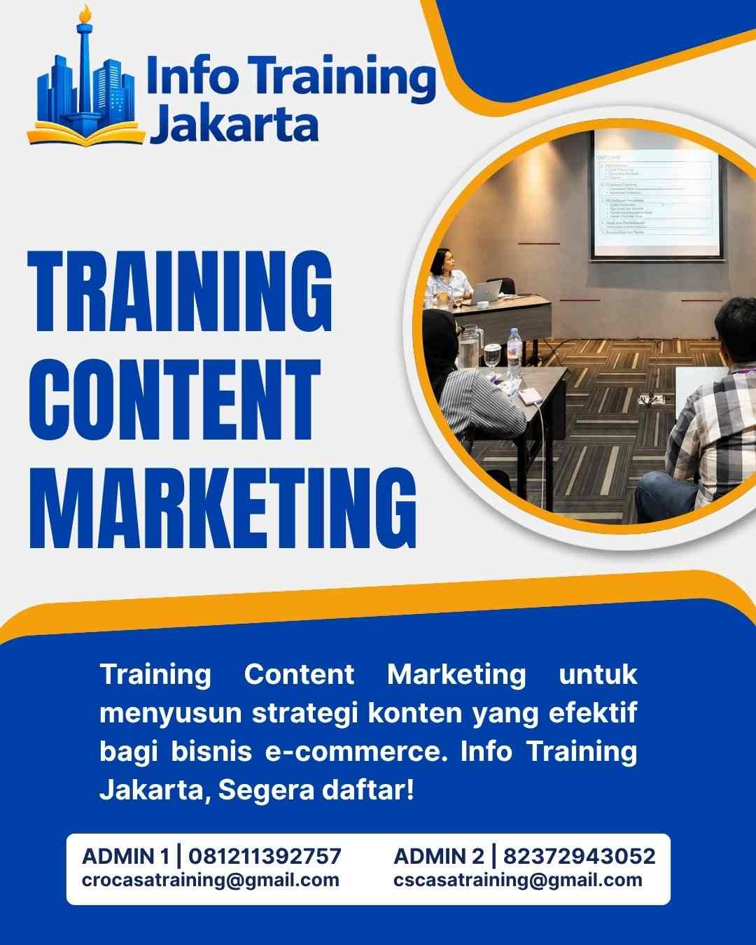 pelatihan CONTENT MARKETING di jakarta