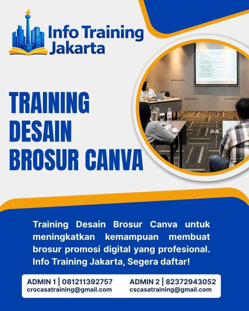 pelatihan DESAIN BROSUR CANVA di jakarta