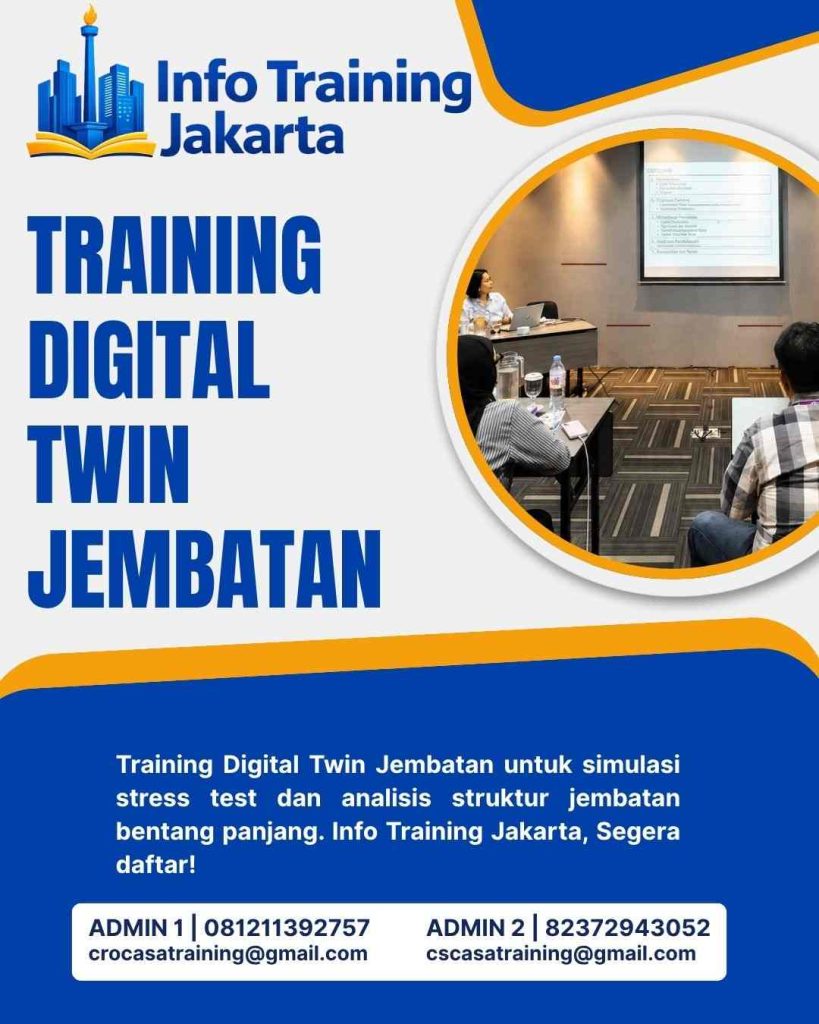 pelatihan DIGITAL TWIN JEMBATAN di jakarta