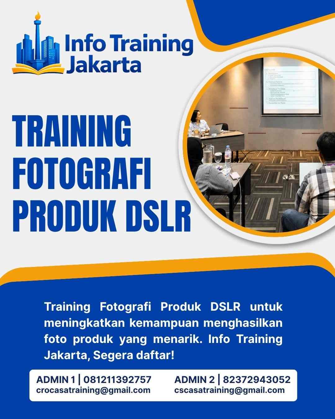 pelatihan FOTOGRAFI PRODUK DSLR di jakarta