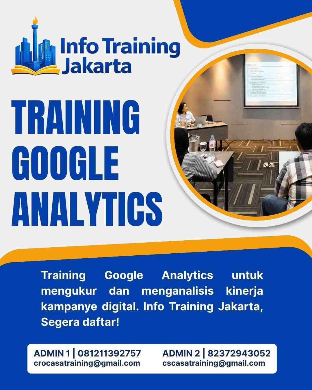 pelatihan GOOGLE ANALYTICS di jakarta